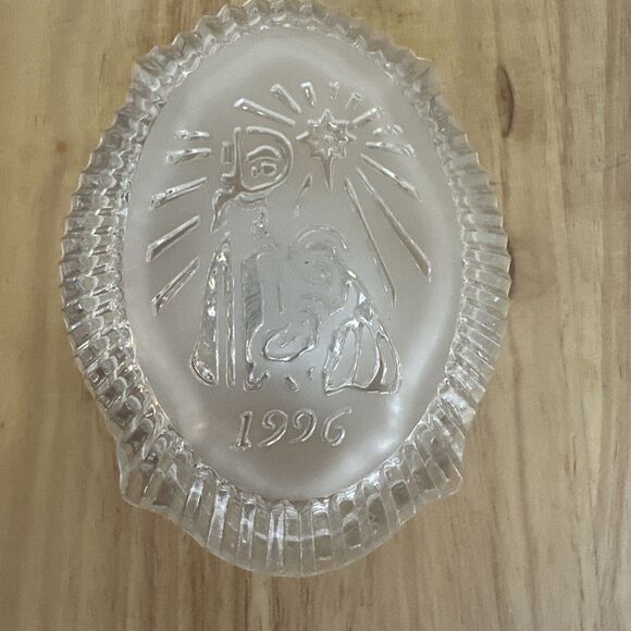 Waterford Crystal Music Box Songs of Christmas 1st Edition SILENT NIGHT 1996 - Picture 1 of 14